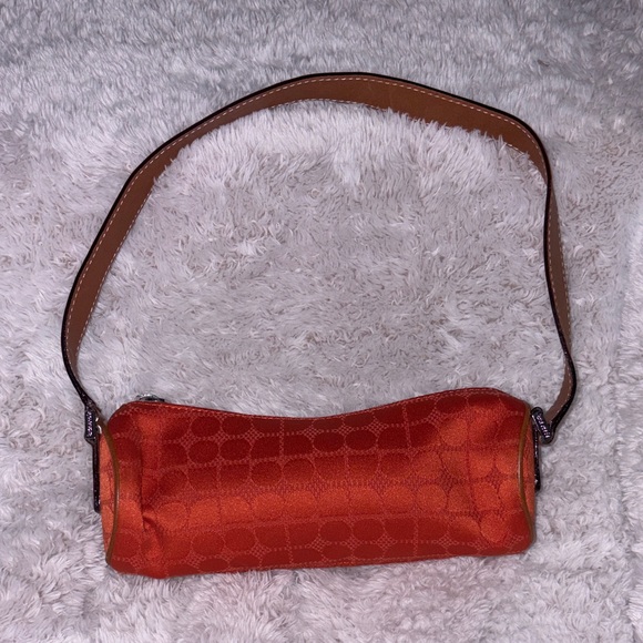 kate spade Handbags - Kate Spade Orange Dot Noel Mini Barrel Bag